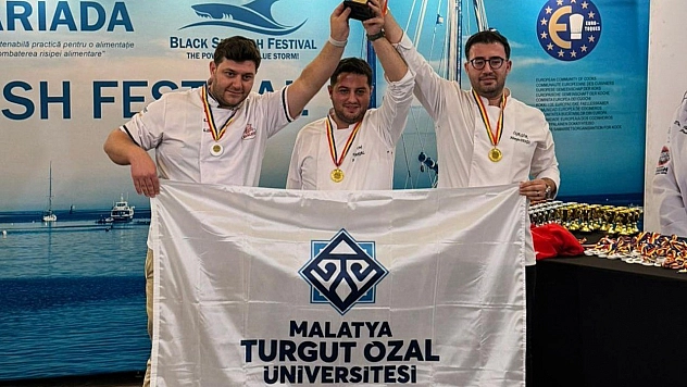 Romanya'da Malatya mutfağı rüzgarı: Yurda altın madalya ile döndü