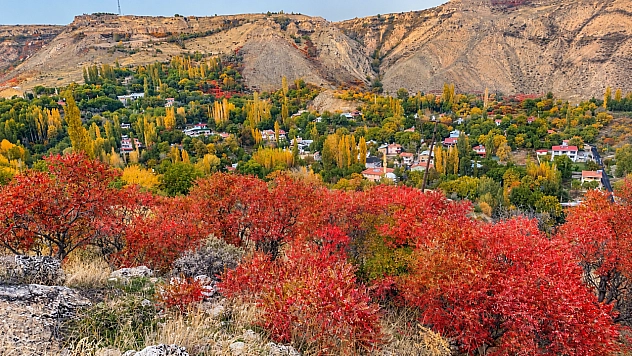 Malatya'nın saklı cennetinde kartpostallık görseller