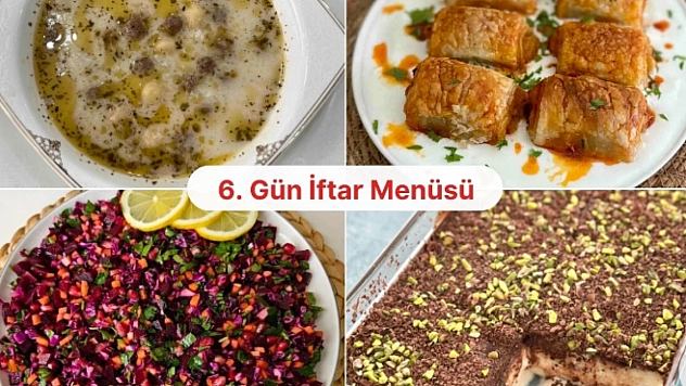 Malatyalı hanımlar için iftarın 6. günü menüsü hazır!