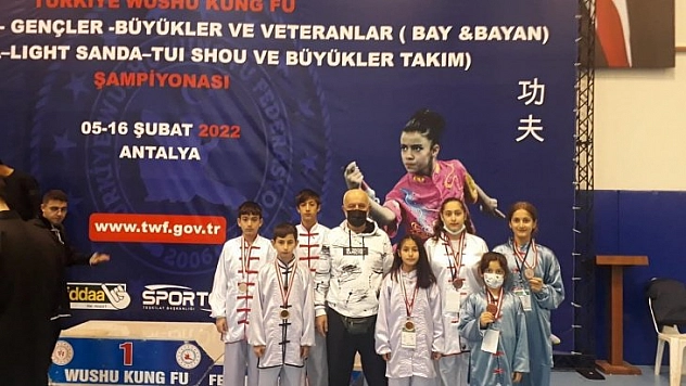 45 madalya ile dönüyorlar