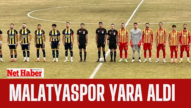 Malatyaspor yara aldı