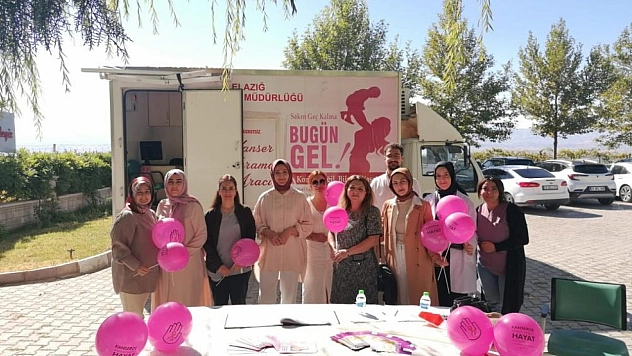 Meme kanseri farkındalık çalışması düzenlendi