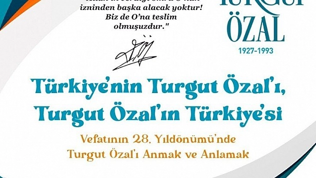 Özal anılacak