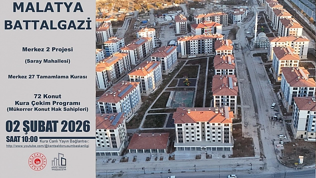 Merkez 2 Projesi 72 konutun kura çekimi başlıyor.. Canlı yayın linki için tıklayın…