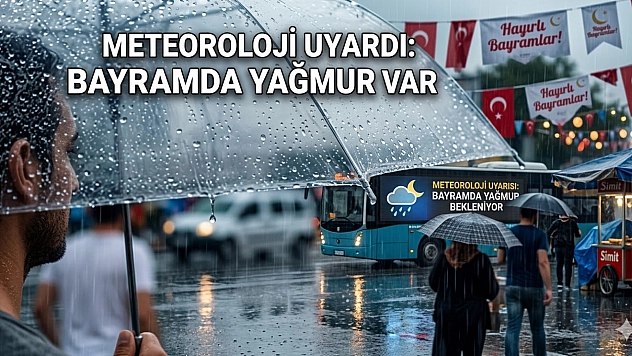 Meteoroloji Uyardı: Bayramda Yağmur Var