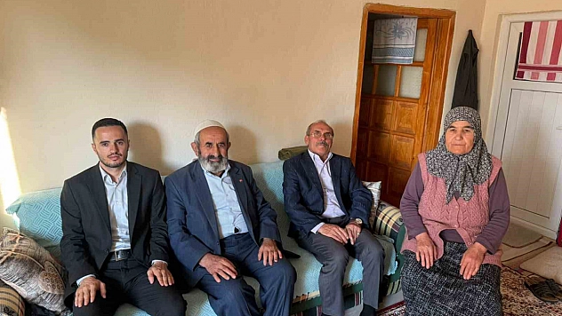 MHP Kuluncak İlçe Teşkilatı şehit ailelerine ziyaret etti