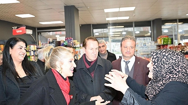 Milletvekili Ölmeztoprak'tan 'KOP Boykot Market'e ziyaret