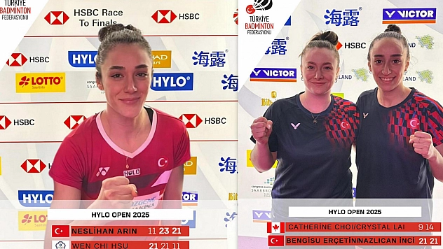 Milli badmintoncular çeyrek finale yükseldi