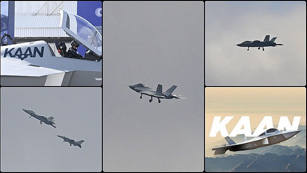 Milli muharip uçak KAAN göklerde