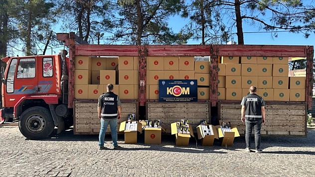 Milyonlarca kaçak makaron ele geçirildi