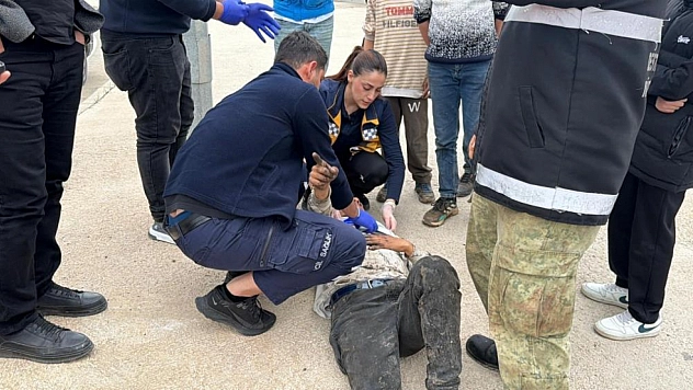 Motosiklet ile otomobil çarpıştı: 1 yaralı