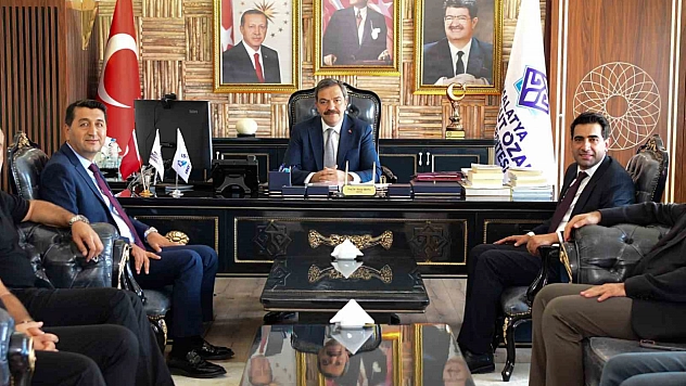 MTSO Başkan Adayı Boyraz, Rektör Bentli'yi ziyaret etti
