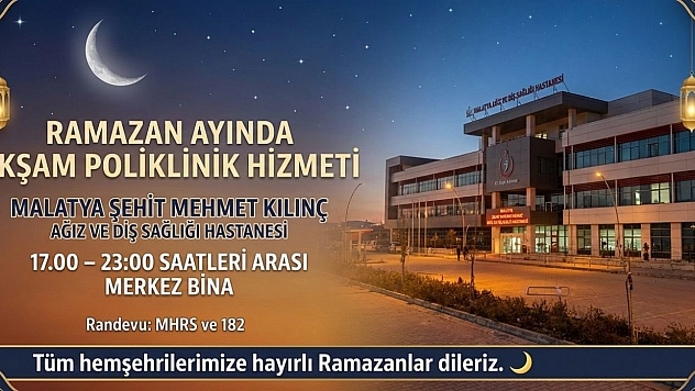 Malatya'da 23.00'e kadar açık olacak…