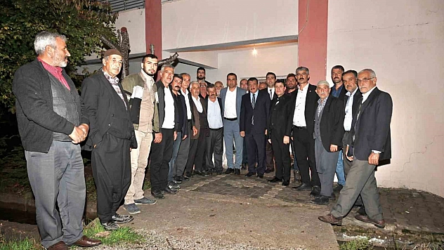 Muhtarlardan Gürkan'a teşekkür 'Hayal edemeyeceğimiz hizmetleri aldık'