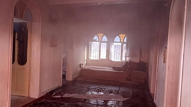 Müstakil evde çıkan yangın söndürüldü