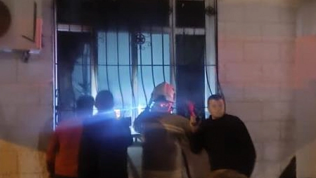 Müstakil evde yangın çıktı