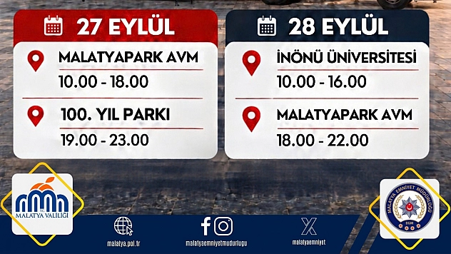 NARKOTIR Malatya'da gençlerle buluşacak: İşte ziyaret noktaları