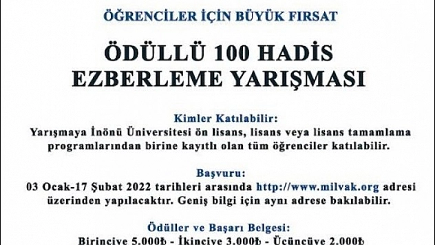 Hadis ezberleme yarışması