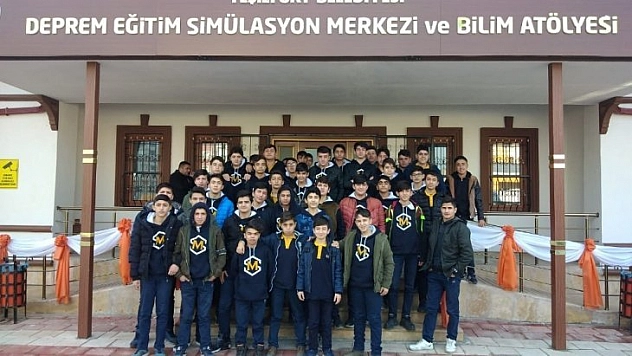 Depremi eğlenerek öğrendiler