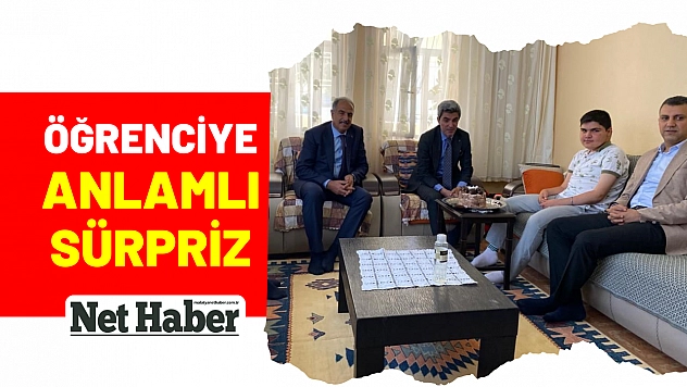 Öğrenciye anlamlı sürpriz