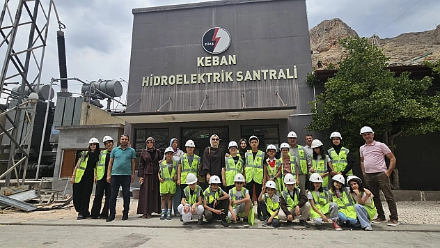 Öğretmen ve öğrenciler Keban Barajı'nı gezdi