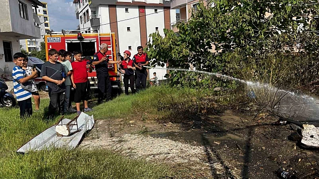 Ordu'da plastik atık yangını paniğe neden oldu