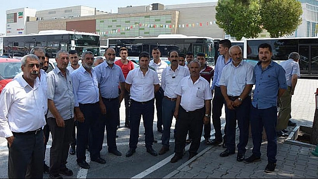 Otobüsçüler grevde