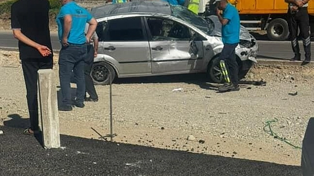 Otomobil takla attı: 1 yaralı
