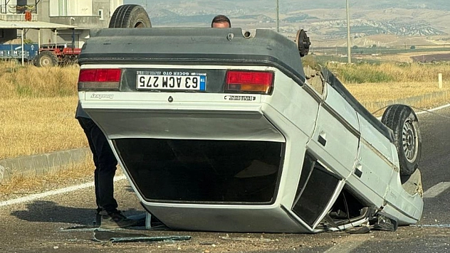 Otomobil takla attı: 1 yaralı