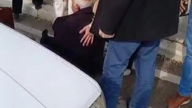 Otomobilin çarptığı yaşlı adam yaralandı