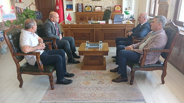 Özbay, Kaymakam Vekili Denli'yi ziyaret
