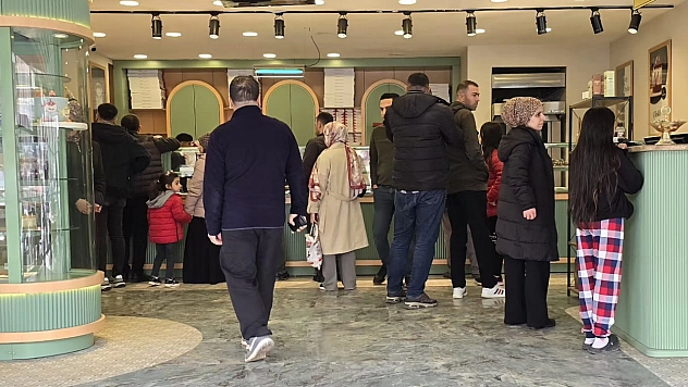 Pastanelerde bayram yoğunluğu