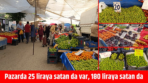 Pazarda 25 liraya satan da var, 180 liraya satan da…