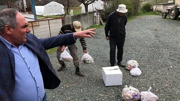 Pütürge'de gıda yardımı yapıldı
