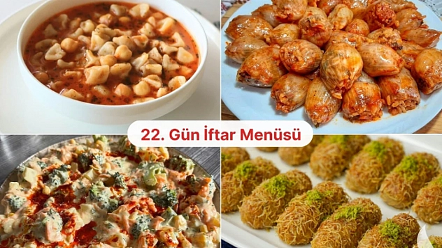 Ramazan 22. Gün Menüsü: 12 Mart 2026 Perşembe Bugün İftara Ne Pişirsem?