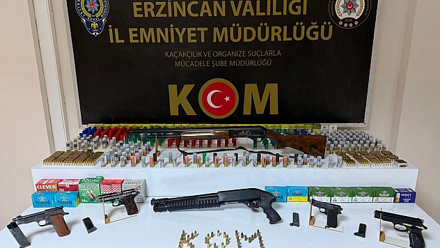 Refahiye'de silah operasyonu