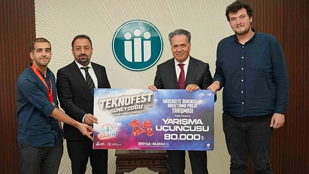 İnönü Üniversitesi öğrencilerinden TÜBİTAK Yarışmasında Türkiye üçüncülüğü