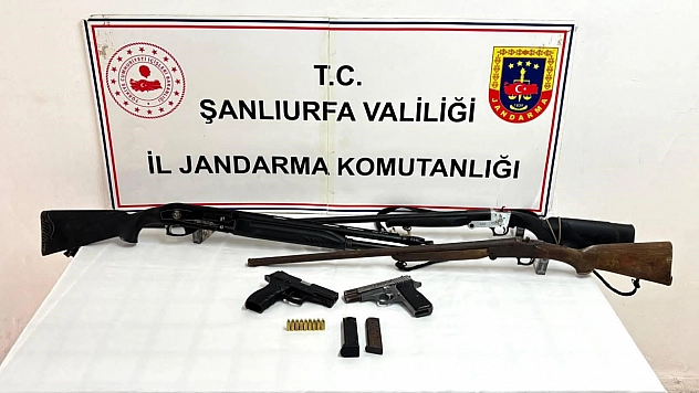 Ruhsatsız silah operasyonu:2 gözaltı