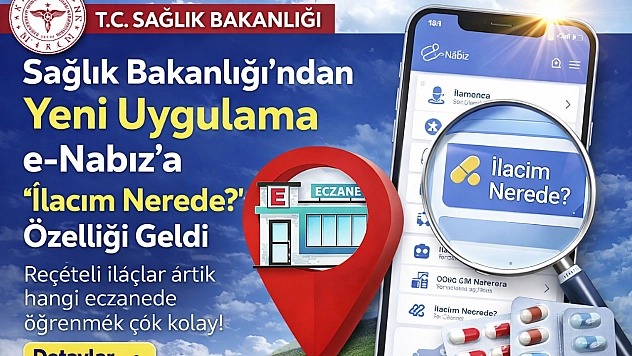 Sağlık Bakanlığı'ndan Yeni Uygulama: e-Nabız'a 'İlacım Nerede?' Özelliği Geldi…
