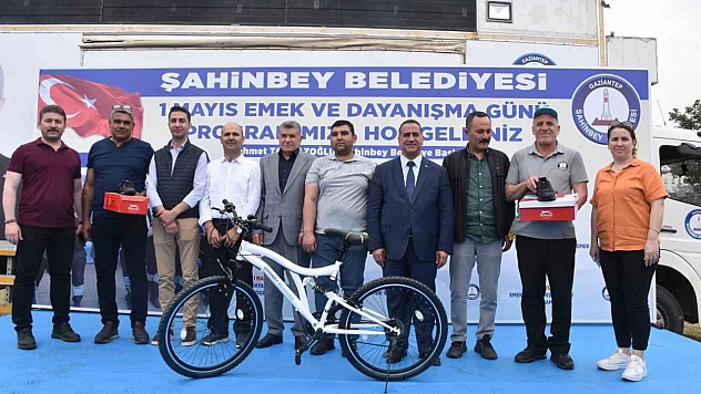 Gaziantep'te 1 Mayıs coşkuyla kutlandı