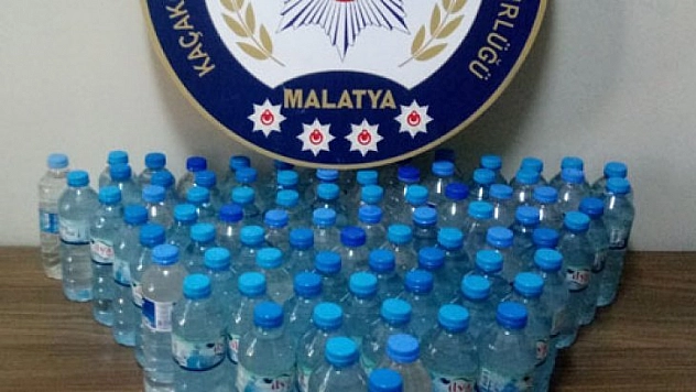 Sahte içki ele geçirildi