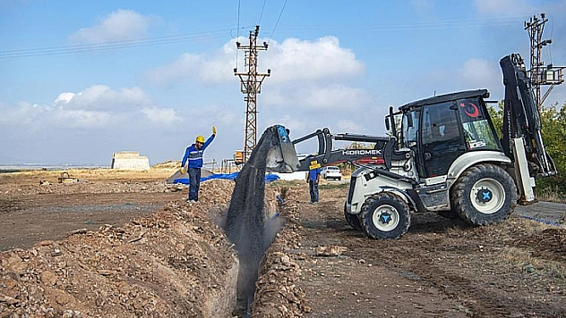 Salıcık'a içmesuyu hattı