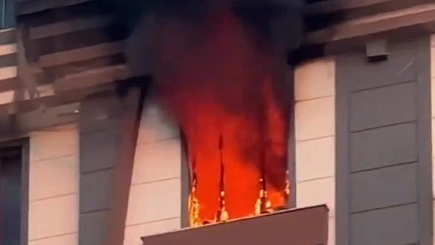 11. katta yangın paniği: : 3 kişi dumandan etkilendi