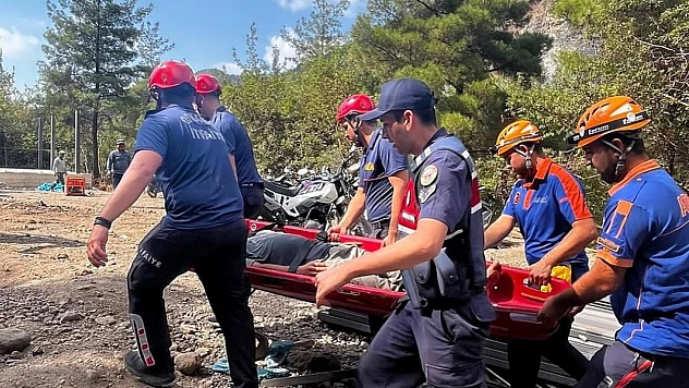 Sarısu Şelalesi'nde yaralanan vatandaş kurtarıldı