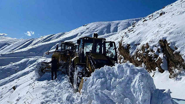 Kar tüm şehri sardı: 392 kilometrelik yol temizlendi