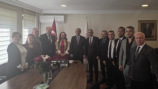 SATKOF ve USTKON heyetinden Alpaslan'a ziyaret