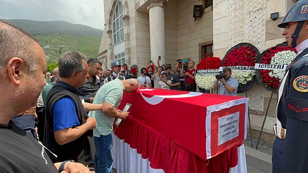 Şehit Ertaş'a hüzünlü veda