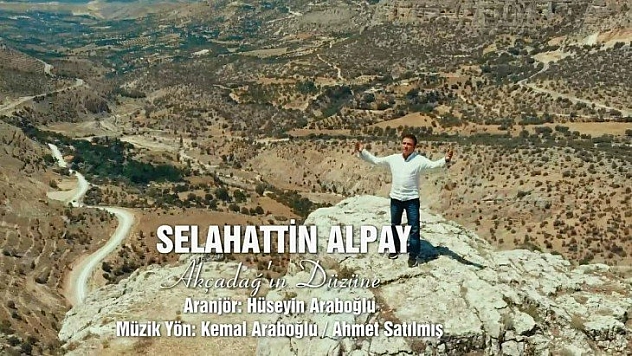 Son klipi Akçadağ'da çekti