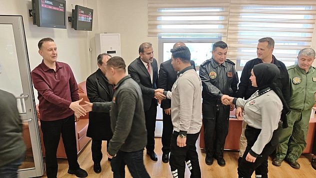 Şerafettin Elçi Havalimanında bayramlaşma töreni