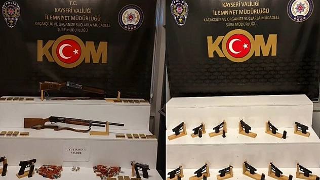 Silah kaçakçılığı operasyonu: 9 gözaltı